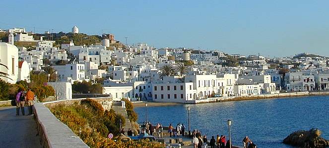 Mykonos harbor